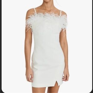 Fore White Feather Dress